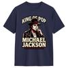 Футболка Харадзюку Король Поп-музыки MMichael JJackson Хлопковые Футболки Новинка Футболка для Взрослых Летние Повседневные Топы с Коротким Рукавом