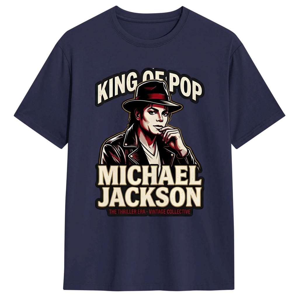 Футболка Харадзюку Король Поп-музыки MMichael JJackson Хлопковые Футболки Новинка Футболка для Взрослых Летние Повседневные Топы с Коротким Рукавом