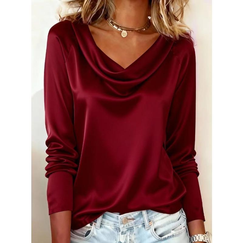 Novamix Women's Long Sleeve Autumn Winter Fashion Casual Blouses & Shirts