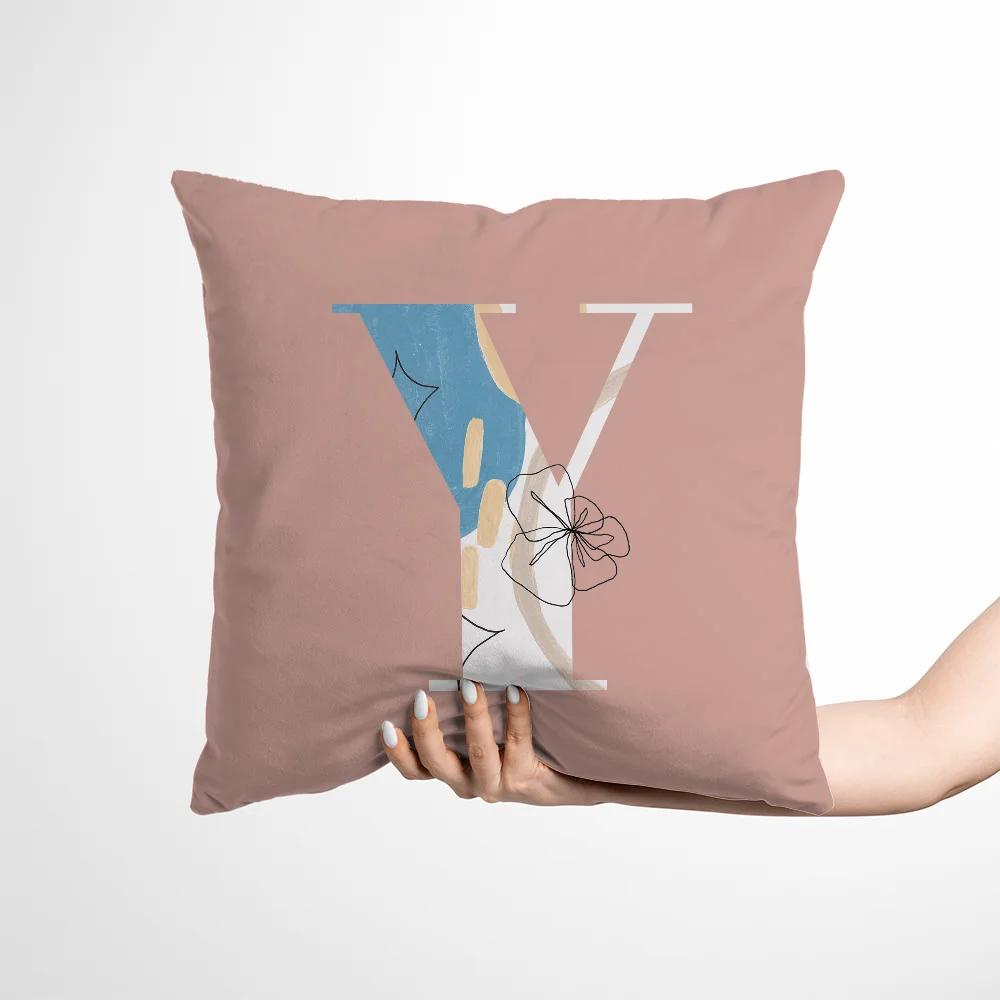 Современные товары для украшения дома Английские буквы Наволочка для подушки x Наволочки Чехлы для подушек Декоративные подушки Диван