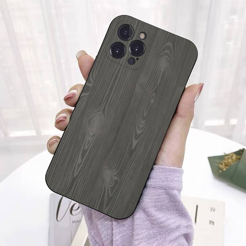 Чехол для телефона с текстурой дерева, мягкий силиконовый для iPhone 14 13 12 11 Pro Mini XS MAX 8 7 6 Plus X 2020 XR Shell