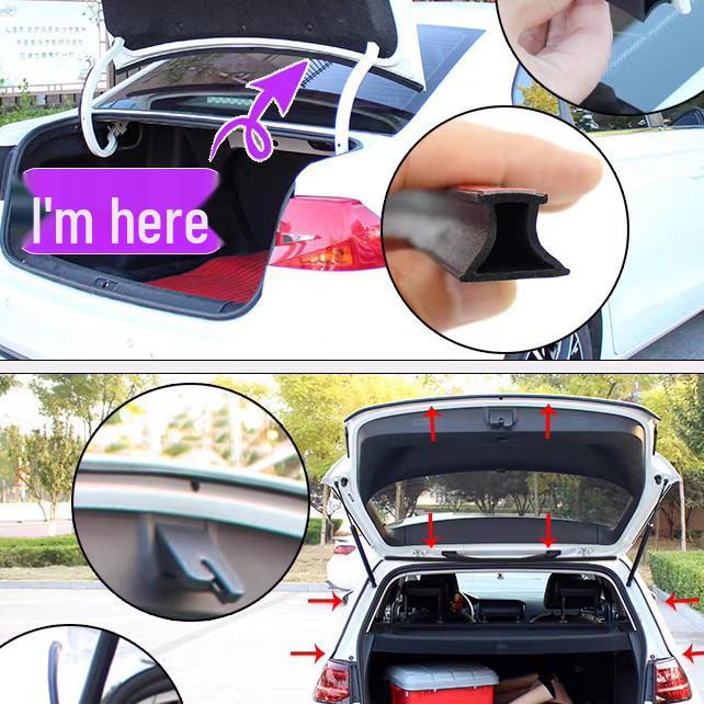 Car Trunk Roof Edge Sealing Strip for Dust & Water Protection in SUVs