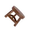 Solid Wood Low Stools Round Shape Plant Stand Chair Tea Table Change Shoes Stool Home Decoration Er Pot Holder Shelf