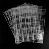10PCS Creative Coin Collection Supplies Pages for Collectors 30-Gird Clear Coin Holder Protectors Binder Pages for Stamp Currency