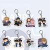 Акриловый брелок в стиле аниме «Детектив Конан», металлическое кольцо, автомобильная сумка, украшение для ключей, аксессуар, подарок, аниме, подарки, кулон
