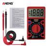 An8206 Mini Digital Multimeter Lcd Large Screen Display Wave Output Ampere Voltage Ohm Tester Overload Protection