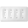 Luxurious Standard Led Light Switch Plate Quad Toggle Electrical Outlet Wall Plate Cover