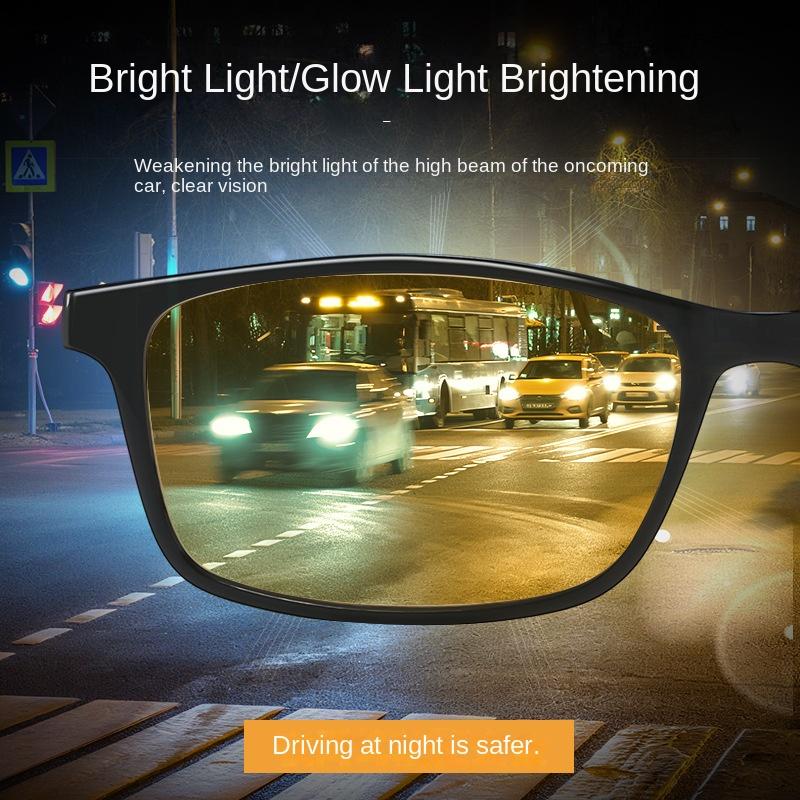 Мужские квадратные очки для ночного видения Модные Высококачественные Желтые Линзы Очки для чтения Женские Плюс Диоптрии Пресбиопия