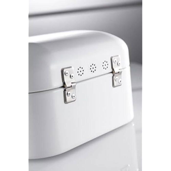 Boîte à pain - WESCO - Single Grandy - Rouge - Tôle d'acier - Trous d'aération