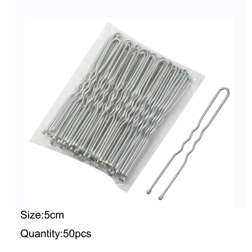 100/50 шт. 50/60 мм Шпильки и заколки для волос U-образной формы для головного убора Женские Девичьи заколки Аксессуары Невеста Свадебное украшение для головы