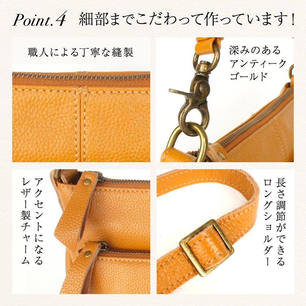 Notre Favori Genuine Leather Shoulder Bag for Crossbody Leather Ariel Dark Brown Women, Handbag, 2-Way, Design, (Gold Hardware)