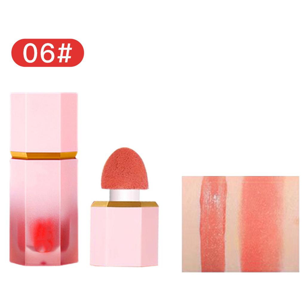 1Pc Women’s Long-Lasting Liquid Blush – Ruddy Sheer Color for Contouring & Highlighting, Waterproof Non-Fading Makeup
