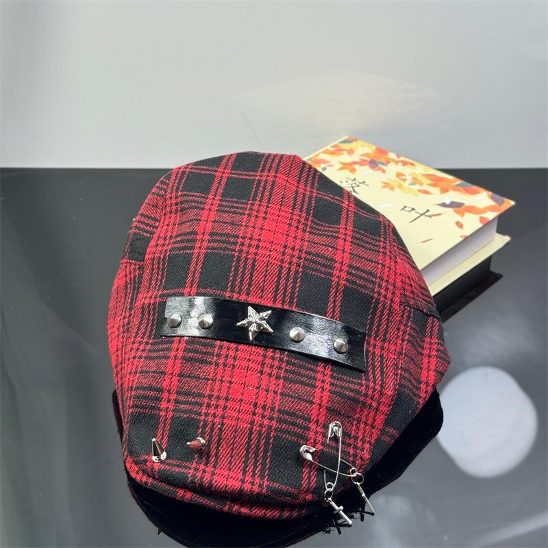 Корейская мода украшения берет уличная тенденция персонализированная мужская и женская короткая шляпа-солнцезащита вперед шляпа