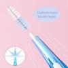 60 Pcs Push-pull Toothpicks I-shape Toothbrush PE Oral Cleaning Tools  Oral Cleaning