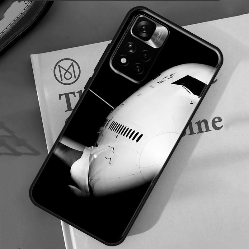 Кейс для путешествий с рисунком самолета для Xiaomi Redmi Note 13 12 11 9 10 14 Pro 9S 10S 11S 12S Redmi 14C 10C 12C 13C Чехол