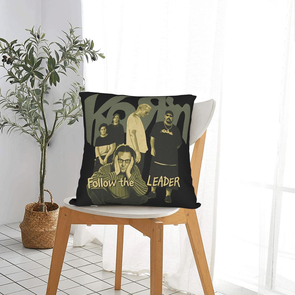 Korn Follow The Leader Pillow Case Design Pillow Cover For Living Room Sofa Morden Cushion Cover
