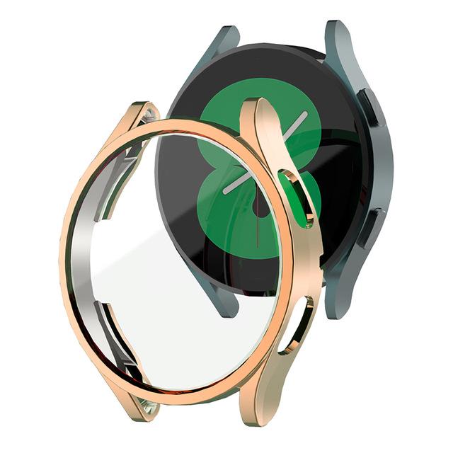 Чехол Samsung Watch 4 Full Coverage из ТПУ, гальванизированный, ударопрочный, 40/44 мм.