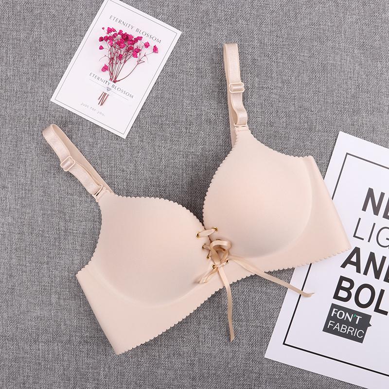 1/3 шт. 75-95 AB Модные женские бюстгальтеры пуш-ап однотонные бесшовные с эффектом сбора без косточек регулируемый бралетт нижнее белье бюстгальтер большого размера