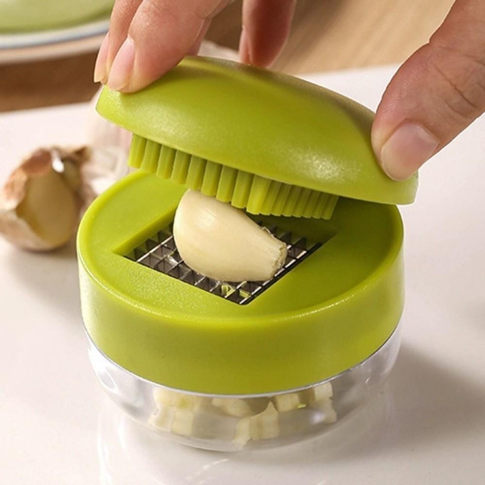 with Storage Case Mini Garlic Press Manual Garlic Chopper Garlic Masher Ginger Masher Home Use