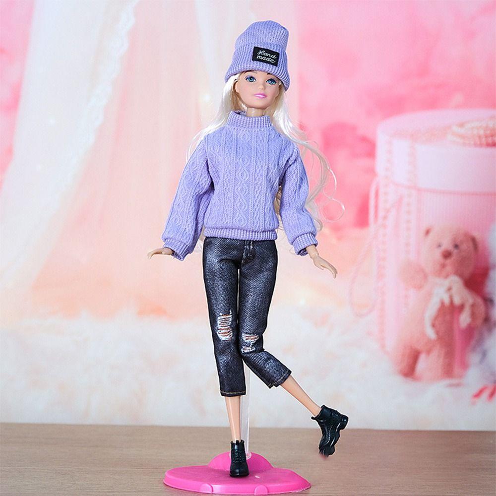 Doll Accessories Kids Gift Toy Winter Wear Sweaters Girl Clothes Dolls Pants Casual Wear Hats