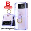 Magnetic Hinge Case For Samsung Galaxy Z Flip 4 Full Protector Case With Camera Lens Film Cover For Samsung Galaxy Z Flip 4 Case