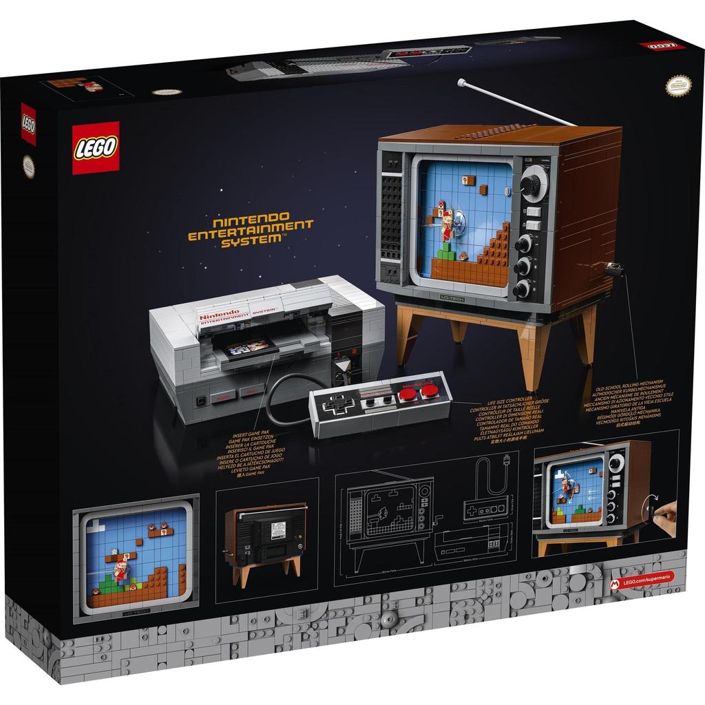 LEGO Super Mario Nintendo Entertainment System Игрушки Подарок на день рождения Блок Рождество Мужчины Женщины Mario Товары Игра 71374 LEGO(р)