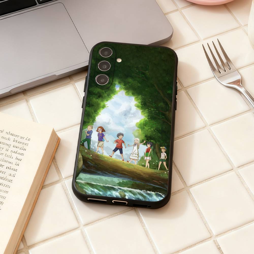 Чехол для телефона AnoHana M-Meiko Anime H-Honma для Samsung Galaxy A73, A72, A71, A70, A53, A52, A51, Другие Мягкий Черный Корпус