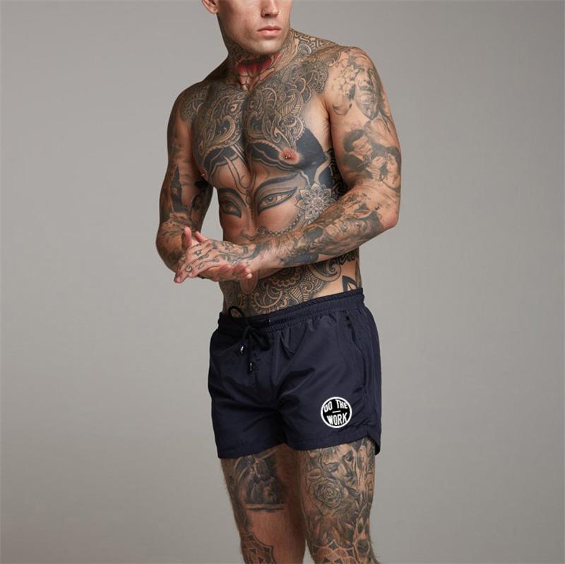 Muscleguys Мужские повседневные шорты для бега в сухом виде, корейские модные брюки для бега