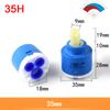 Hot And Cold Faucet Valve Core Mixing Valve Kitchen Basin Brass Abs Shower Faucet Column Ceramic Disc Cartridge Mixing Valve