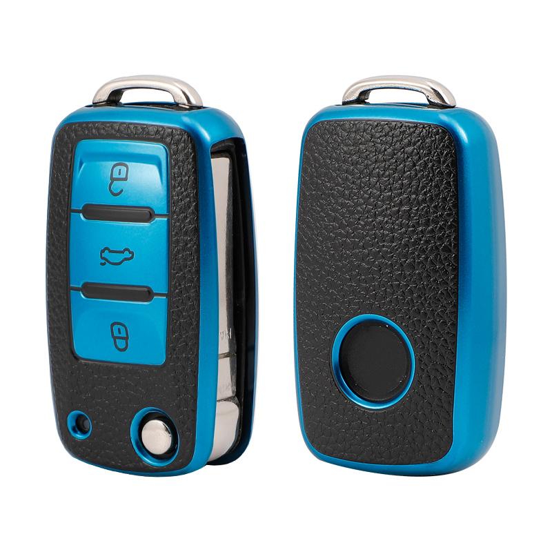 Кожаный чехол для ключей из ТПУ для VW Volkswagen Polo Tiguan Passat B5 B6 B7 Golf 4 5 6 MK6 Jetta Lavida для Skoda Octavia