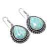 Amazonite Handmade 925 Sterling Silver Jewelry Earring 1.97" a4A85