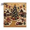 Christmas Faux Pearl Painting Kit DIY Art Kit, Beads Craft for Festive Wall Decor Making Adults, Beginners, Cute Santa Tree Elk Gem Bead Home