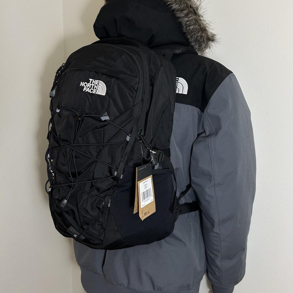 The North Face 28 л Однотонный Минималистичный Спортивный Рюкзак Уличная Сумка Унисекс Рюкзак Черный NF0A5IW2JK3