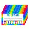 50pcs Punch Cards, My Reward Cards for Student, Home Behavior Incentive, Loyalty Cards Flower Punch Cards