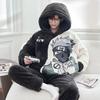 Мужской фланелевый комплект домашней одежды Mi Ling с мультяшным принтом, зимний