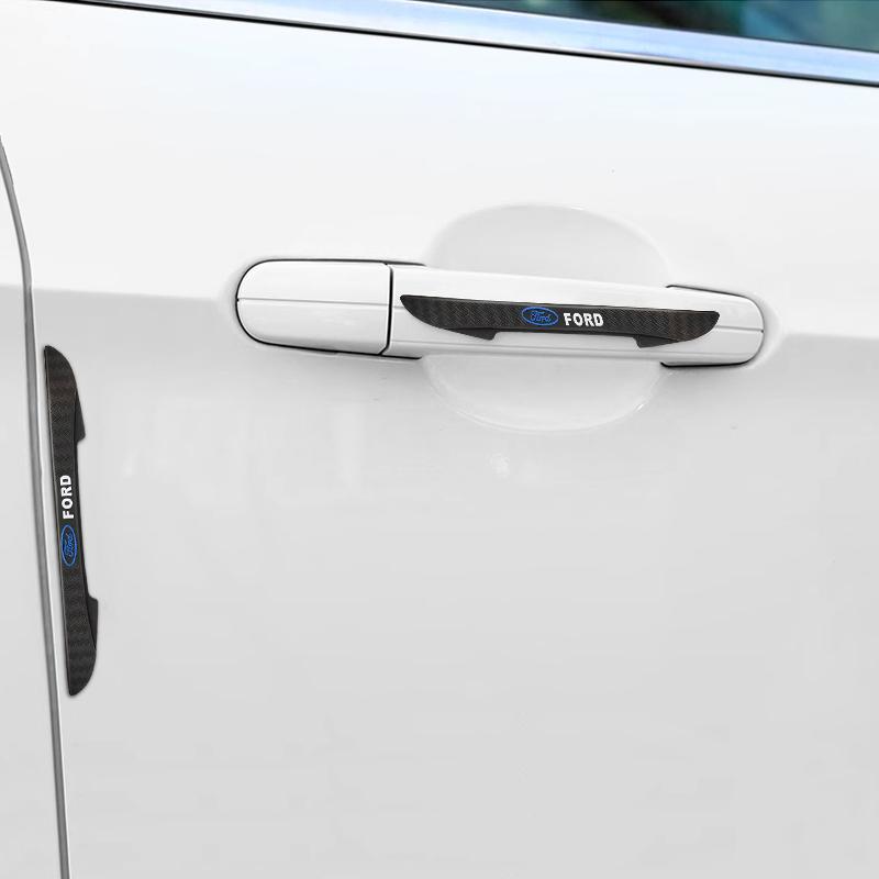 BAYP3 4pcs Car Door Edge Protector Stickers Anti Collision Anti-scratch Strips For Ford Focus Mondeo Fiesta Kuga MK2 MK3 Ecosport F150