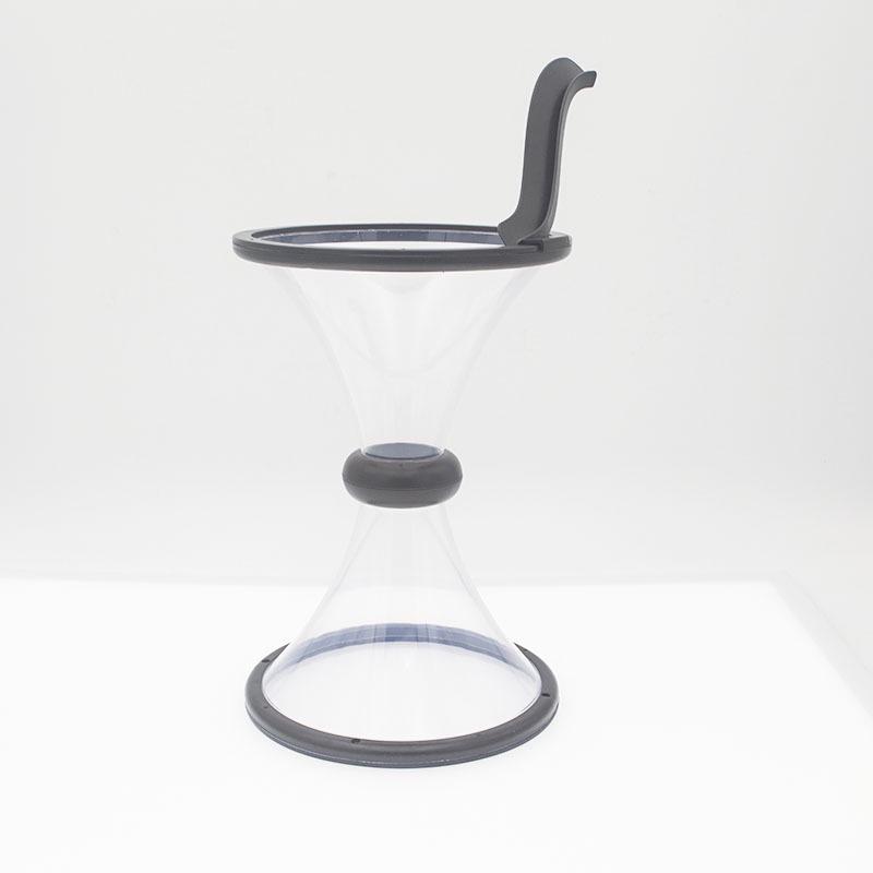 Креативная вращающаяся копилка-циклон: Прозрачная вращающаяся воронка для хранения монет