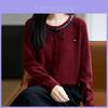 Womens Knit Cardigan With Sequins And Bow Decorations For Autumn Casual Wear