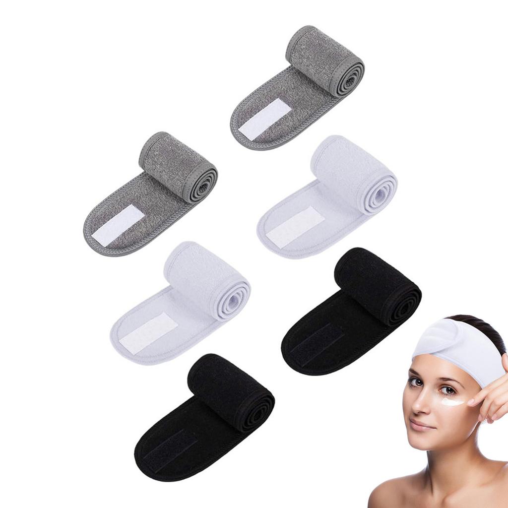 Stretchable Washable Makeup Headband Non-slip Elastic Terrycloth Headband Suitable for Makeup Shower Yoga