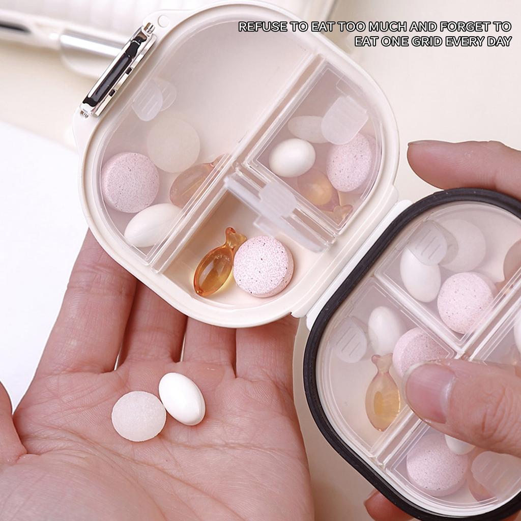 Portable Drug Dispensing Box, Three Meals A Day, Seven Days A Week, Pills Splitter, Sealed, Moisture Proof Multi-grid Drug Box