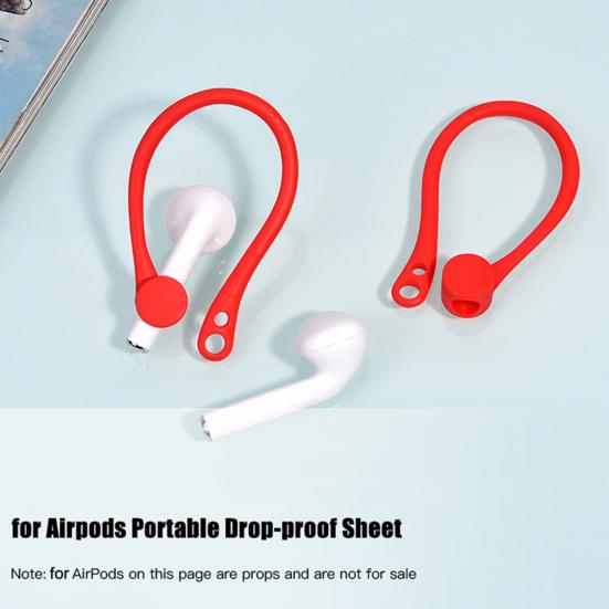 1 Pair Earhooks Convenient Durable Multi-color Earphone Ear Hook Protector Accessory for Air-pods 1/2