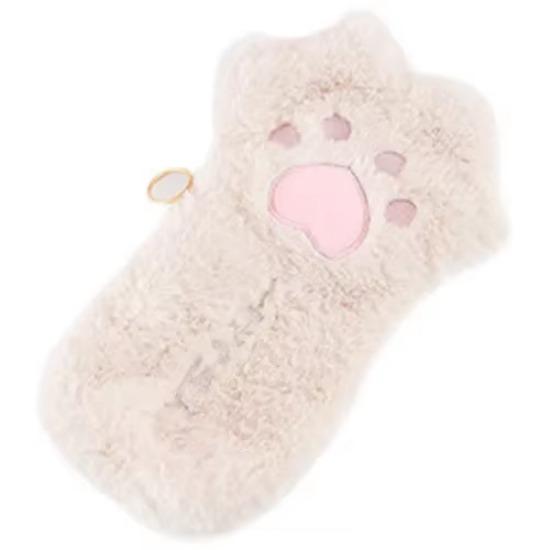 1 шт., осенне-зимний стиль, милый пушистый кошачий лапчатый плюшевый пенал, кавайный студенческий канцелярский мешок для ручек, школьные принадлежности для девочек