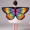 Halloween Cape Realistic Looking Vibrant Color Breathable Ultra-Light Easy-wearing Dress Up Chiffon Halloween Butterfly Wings Toddler Cosplay Costume