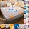 Супер водонепроницаемый чехол для матраса для кровати, защитный матрас для кровати, простынь с принтом, полиэстеровый лист
