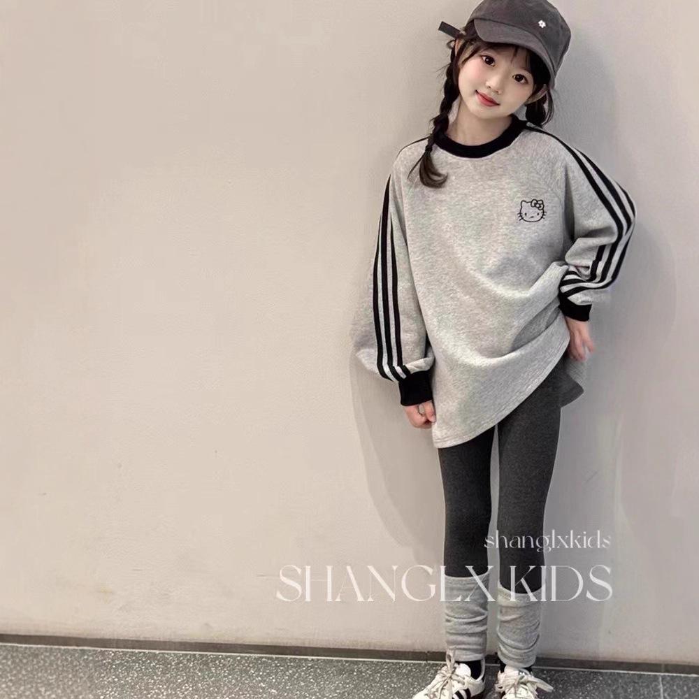 Девочковая толстовка Hello Kitty с начесом - Коллекция Осень/Зима 2025