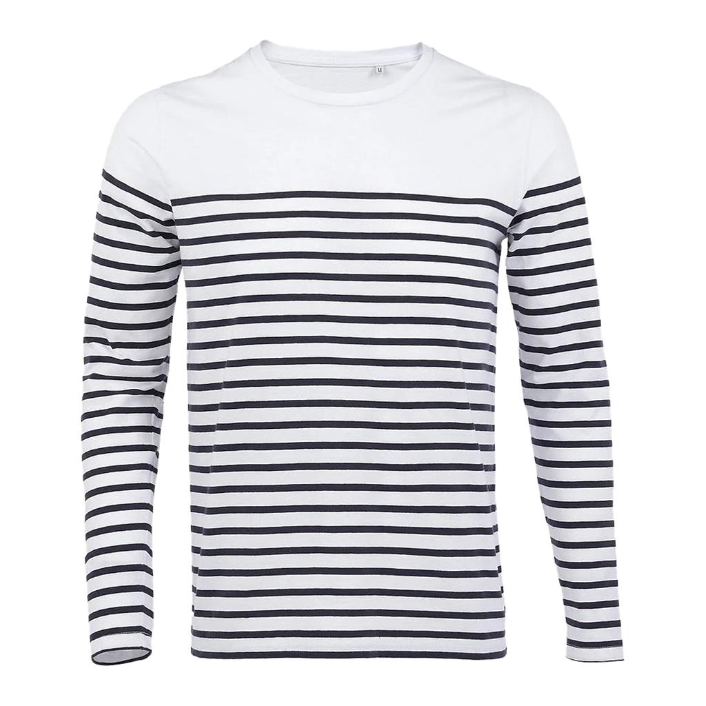 Mens Matelot Striped Long-Sleeved T-Shirt