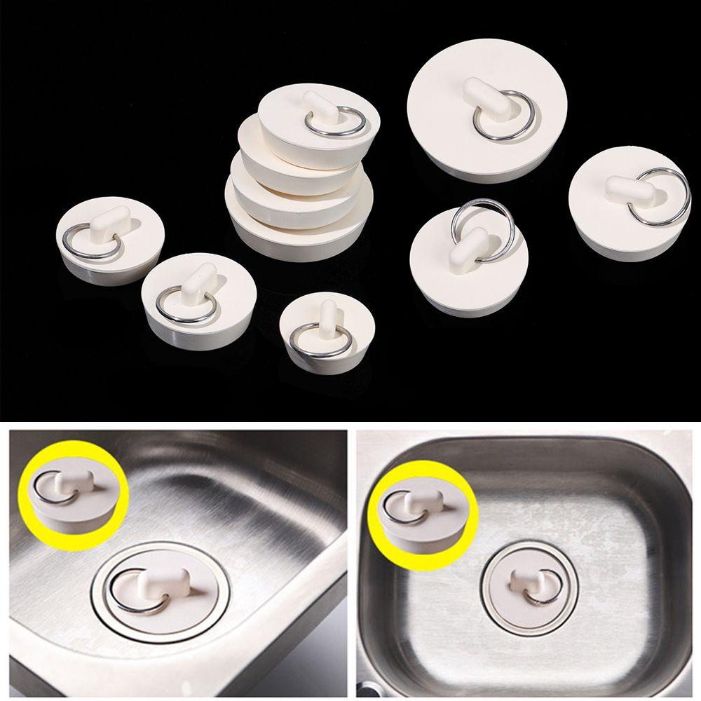 Rubber Leakage-proof Washroom Kitchen Round Bathtub Stopper Water Sink Plug Sewer Drain Cover