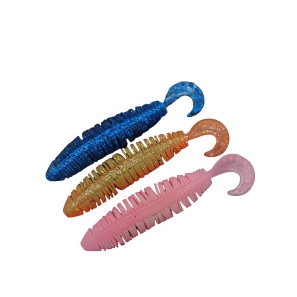 Double Colors Soft Fishing Lures Silicone Material Jig Fishing Lures For Bass Fishing