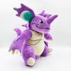 Новая Фиолетовая Плюшевая Игрушка Нидокинг Кукла Покемон Милая Мягкая Плюшевая Коллекционная Фигурка Подарок для Детей и Взрослых Фанатов Аниме Украшение для Дома Подходит на День Рождения