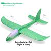 Пенопластовый самолет Светящаяся игрушка Ручной бросок Модель самолета Детский планер Активность Земной маркетинг